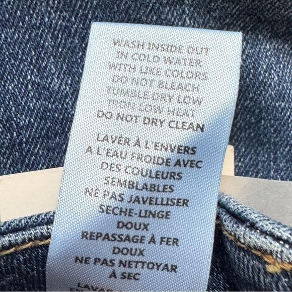 NWT Good American Good Legs Crop Extreme V Skinny Jeans, Size 6/28 - Picture 11 of 11